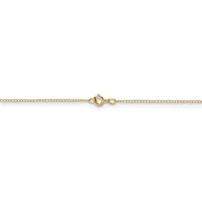 14K Yellow Gold 0.5mm Thin Curb Bracelet Anklet Choker Necklace Pendant Chain