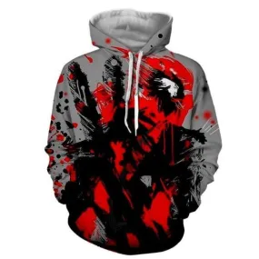 3D Printed Art Deadpool Hoodie