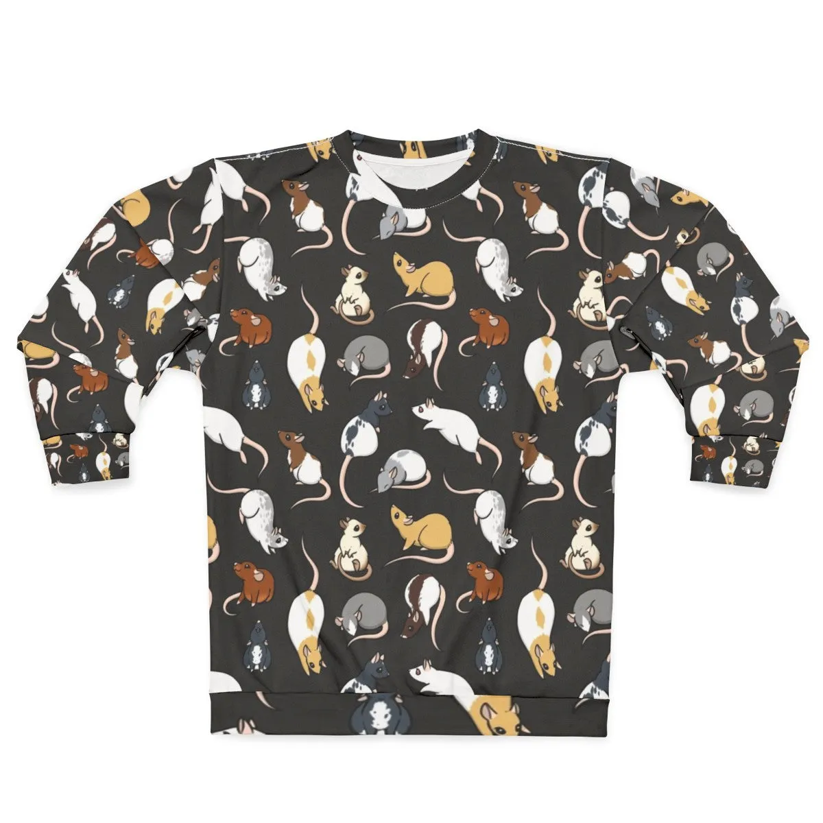 Adorable Rats Hooded Sweatshirt - Cute Rat Art Design