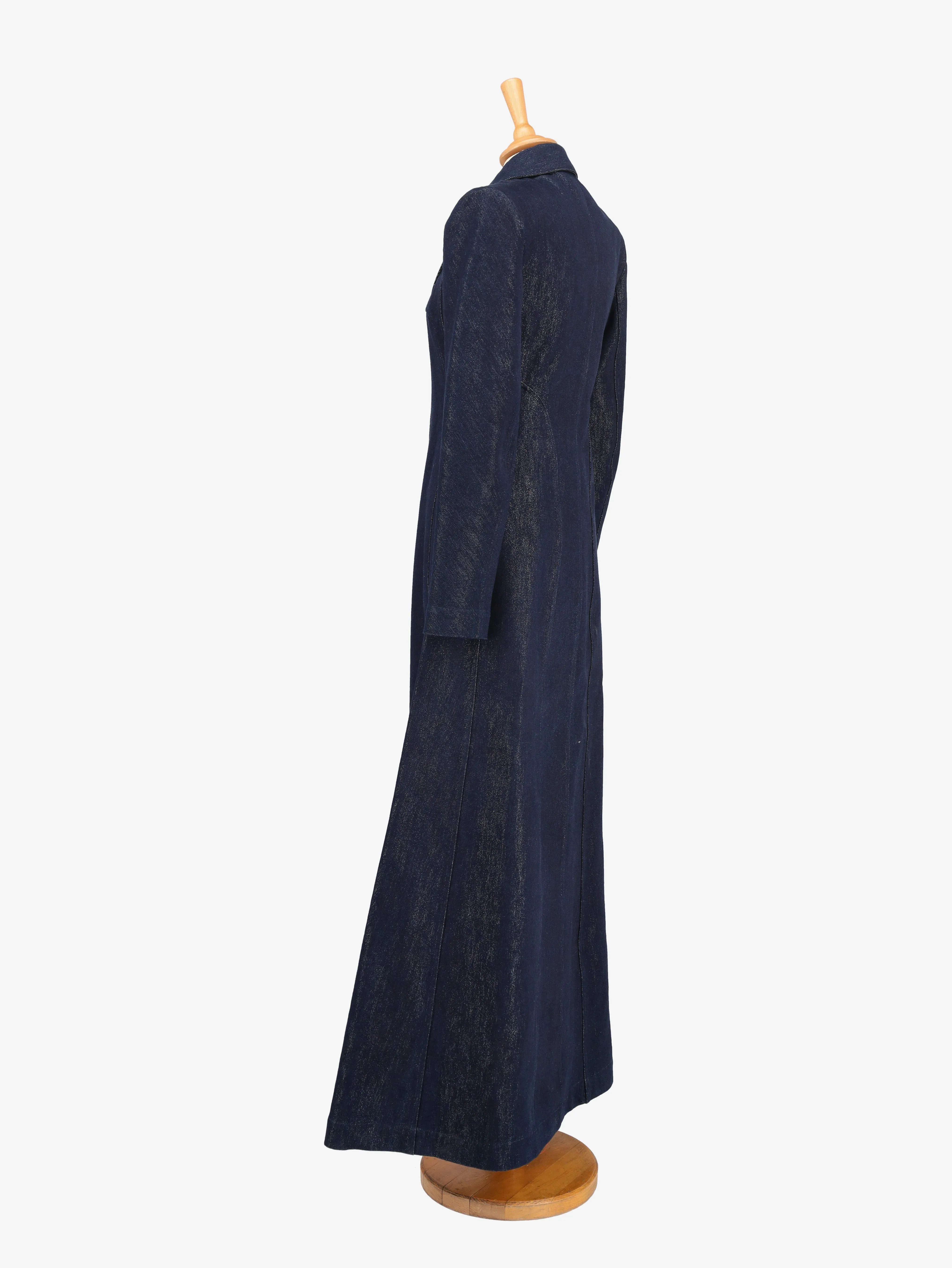 Alaïa Denim Overcoat