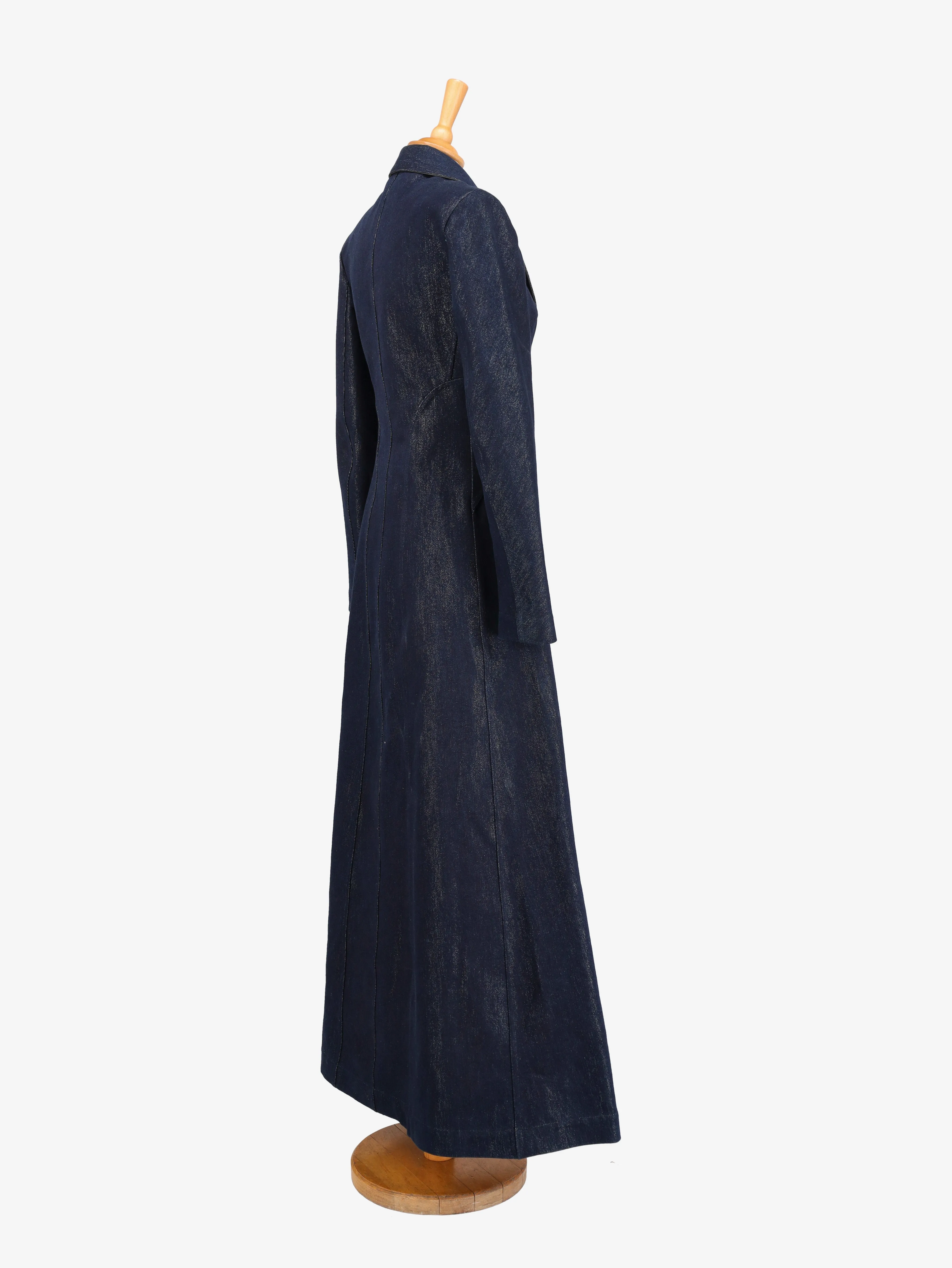 Alaïa Denim Overcoat