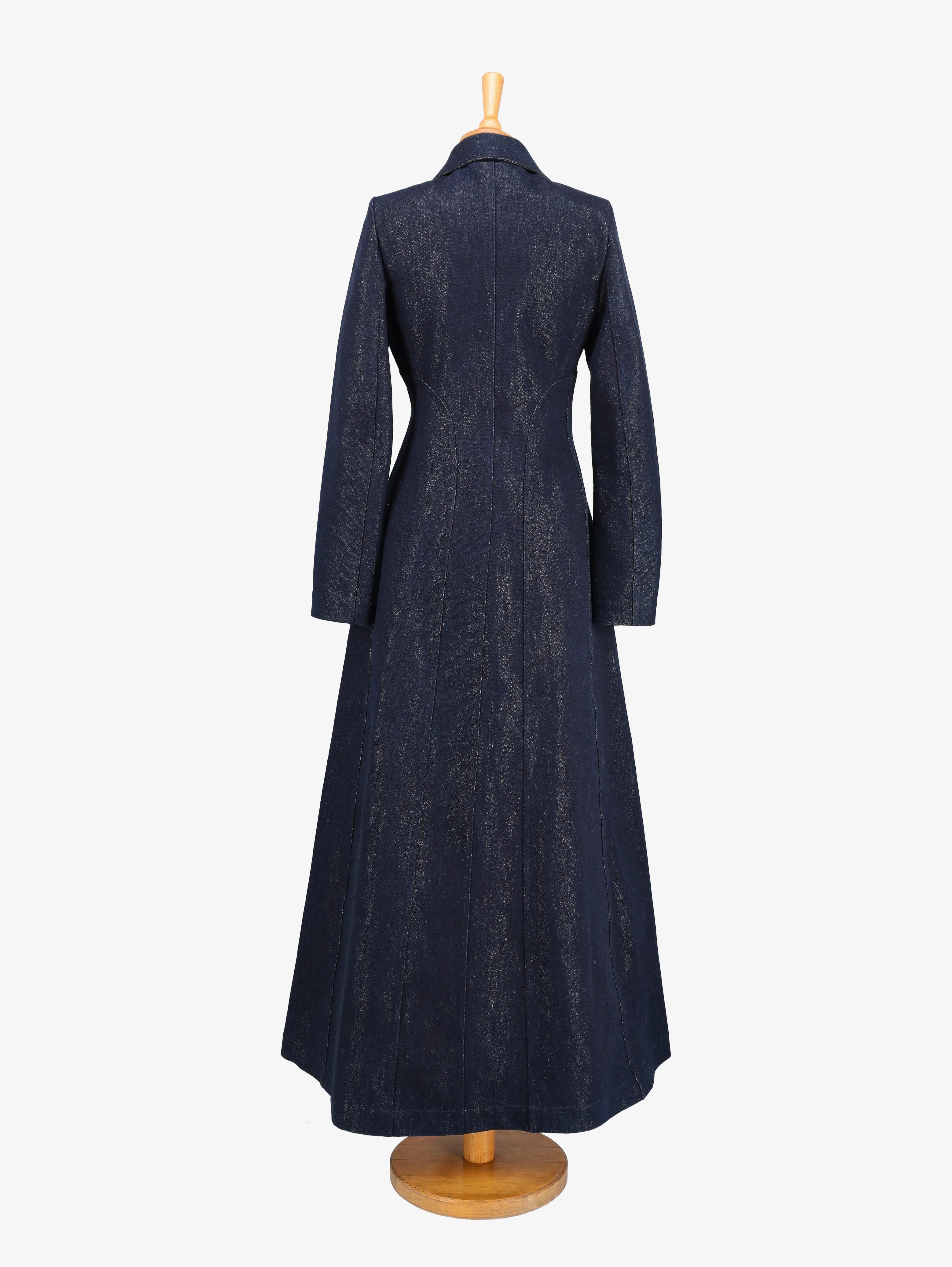Alaïa Denim Overcoat