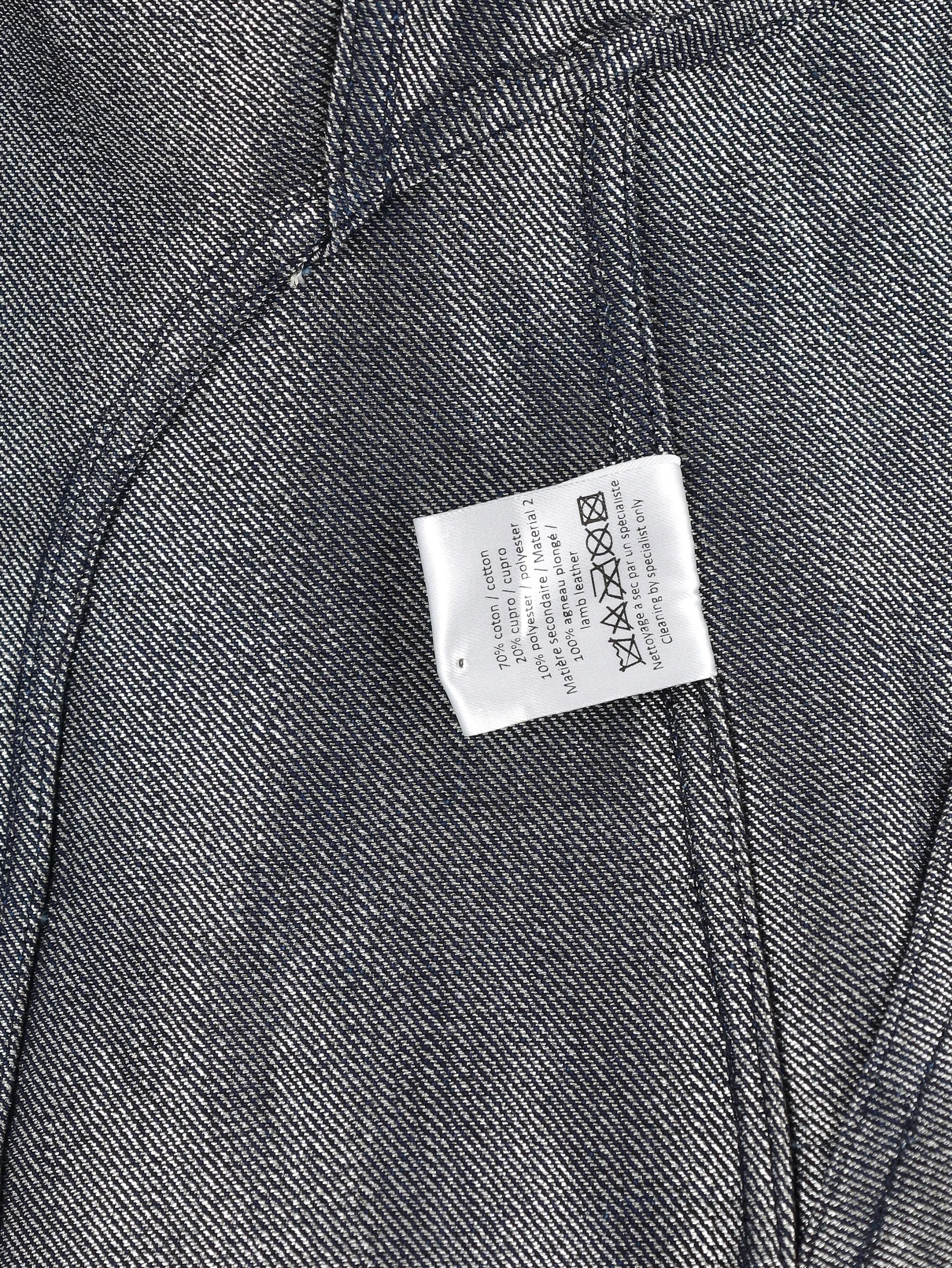 Alaïa Denim Overcoat