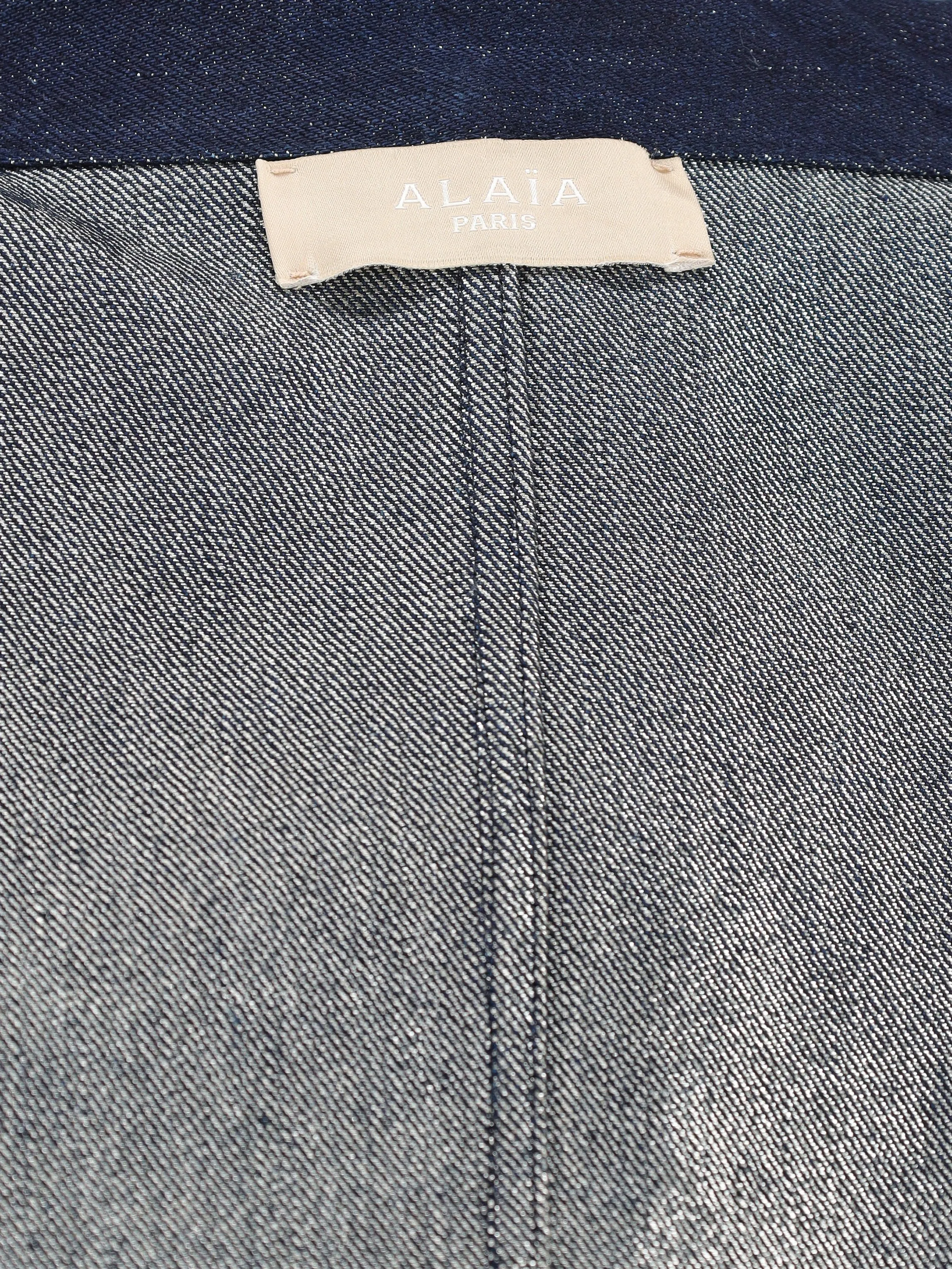 Alaïa Denim Overcoat
