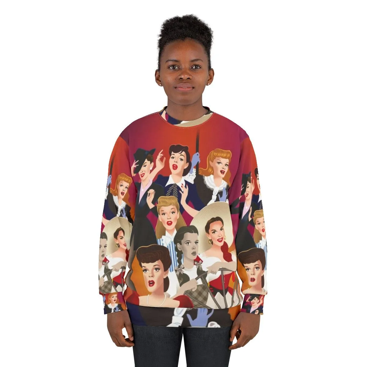 Alejandro Mogollo Art Hollywood Icon Movie Star Sweatshirt
