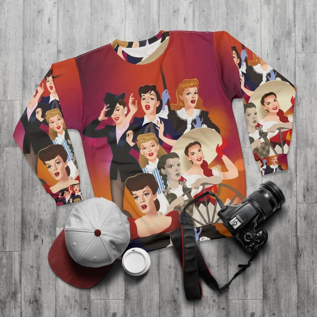 Alejandro Mogollo Art Hollywood Icon Movie Star Sweatshirt
