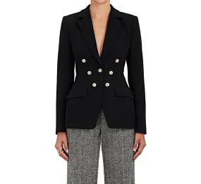 Altuzarra Ward Black Blazer with Gold Fox Buttons - 12
