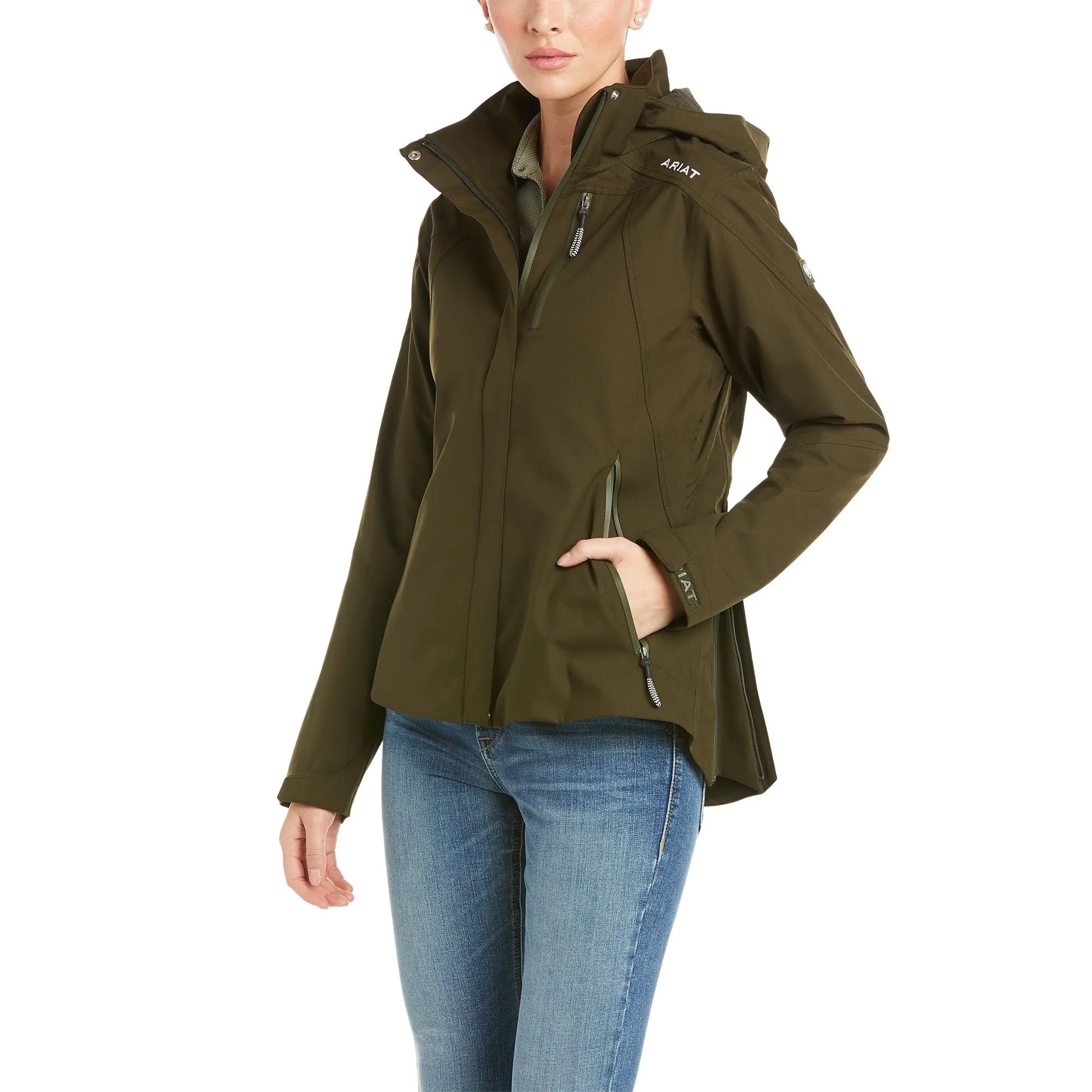 Ariat Ladies Coastal Waterproof Jacket - Relic