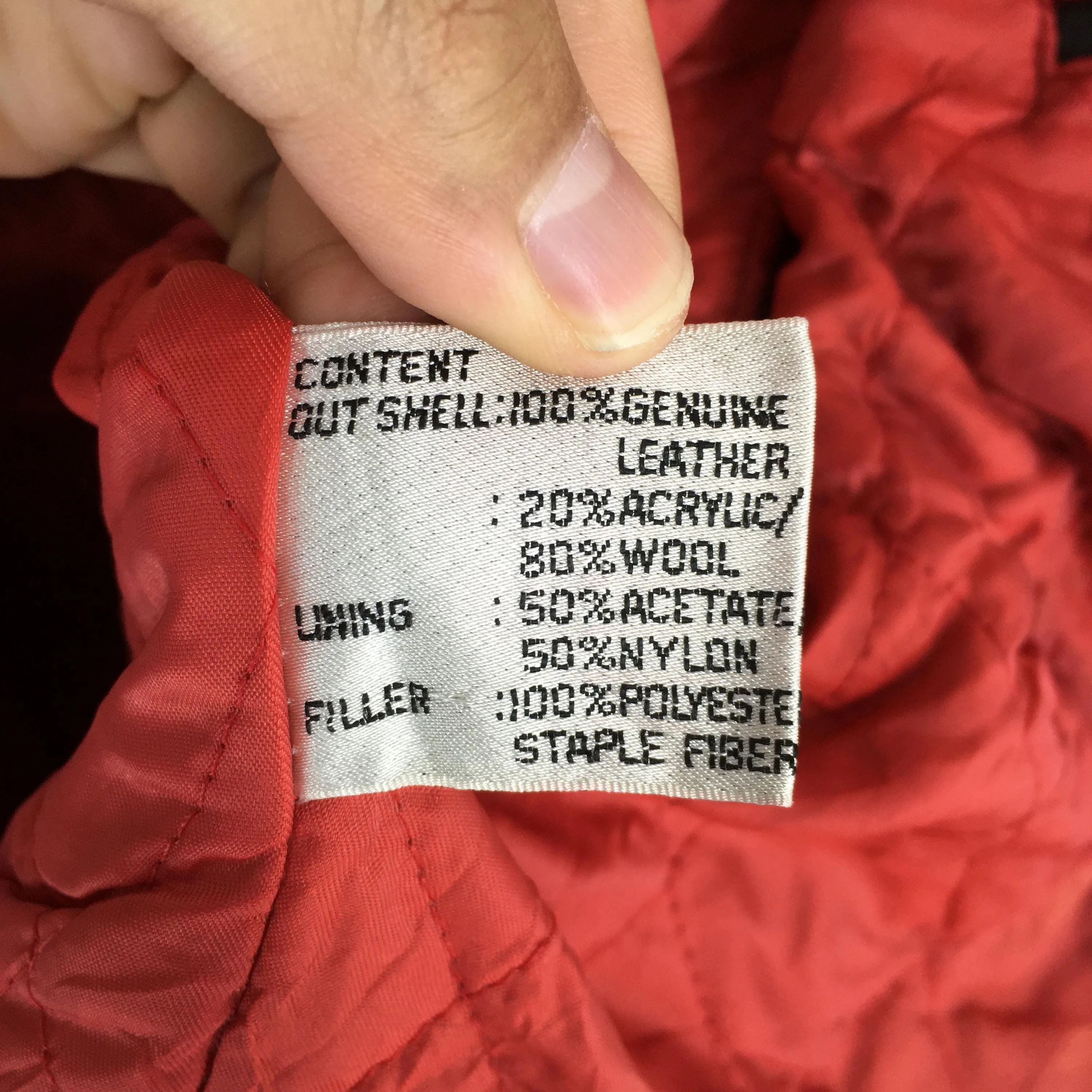 Avirex Usa Army Air Force Wool Bomber Jacket Medium