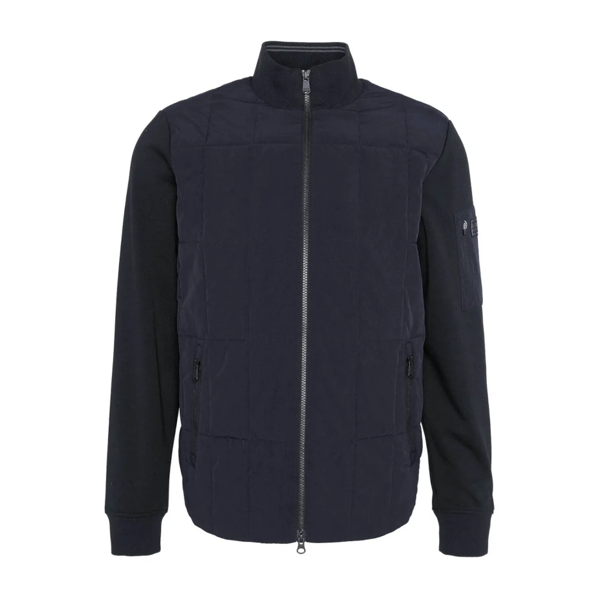 Barbour International Otto Quilt Sweatshirt BK11 Black