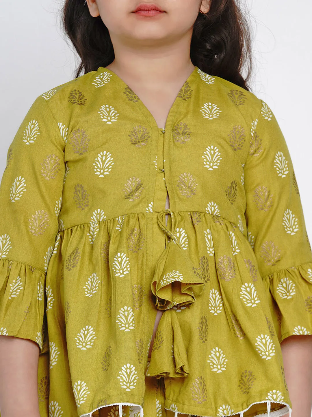 Bitiya By Bhama Green Kurta Set
