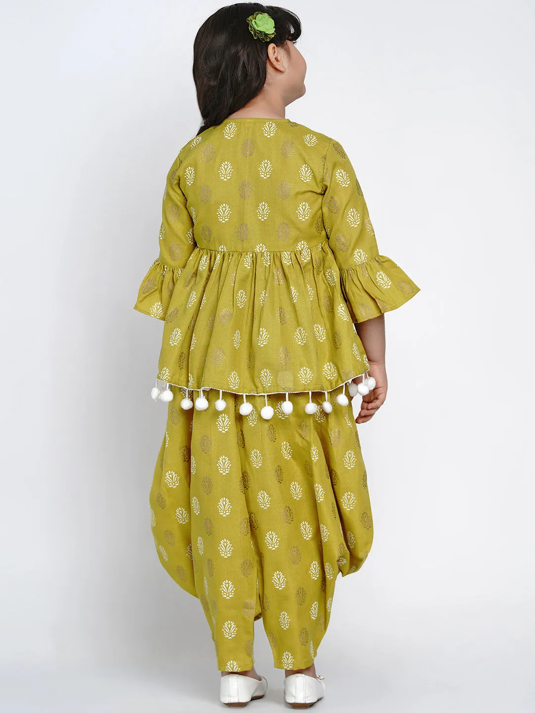 Bitiya By Bhama Green Kurta Set