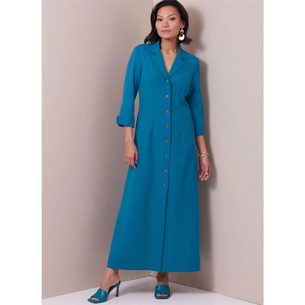 Butterick Pattern B6974 Misses' Shirt Dress with Sleeve Variations by Palmer / Pletsch