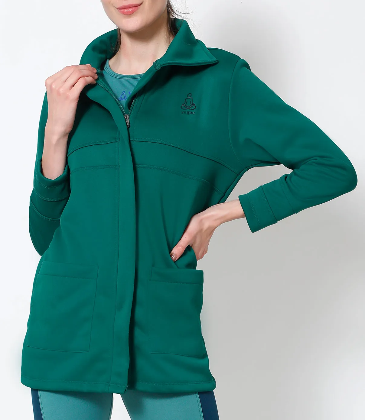 Cadmium Green Long Thermal Jacket