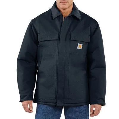 Carhartt 2X Regular Dark Navy Arctic Quilt-Lined 12 Ounce Cotton Duck Traditional Coat