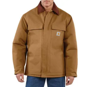 Carhartt Large Regular Brown Arctic Quilt-Lined 12 Ounce Cotton Duck Traditional Coat