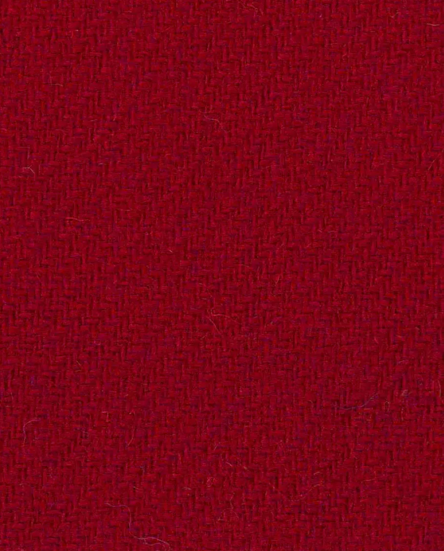 Carola blazer dame, Harris Tweed, rød twill