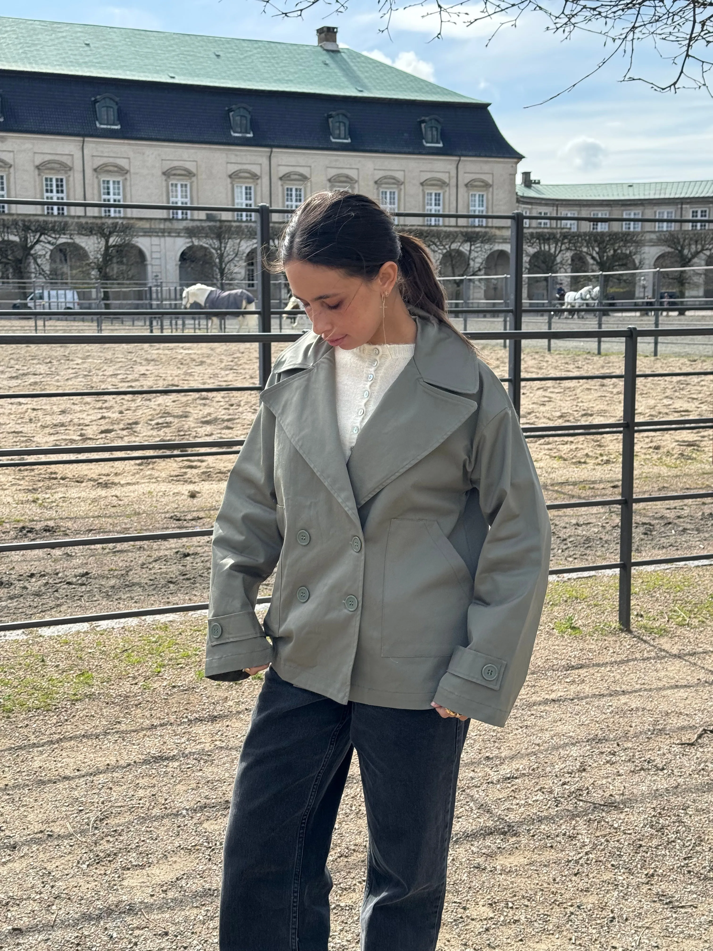 Catinka trenchcoat - Khaki