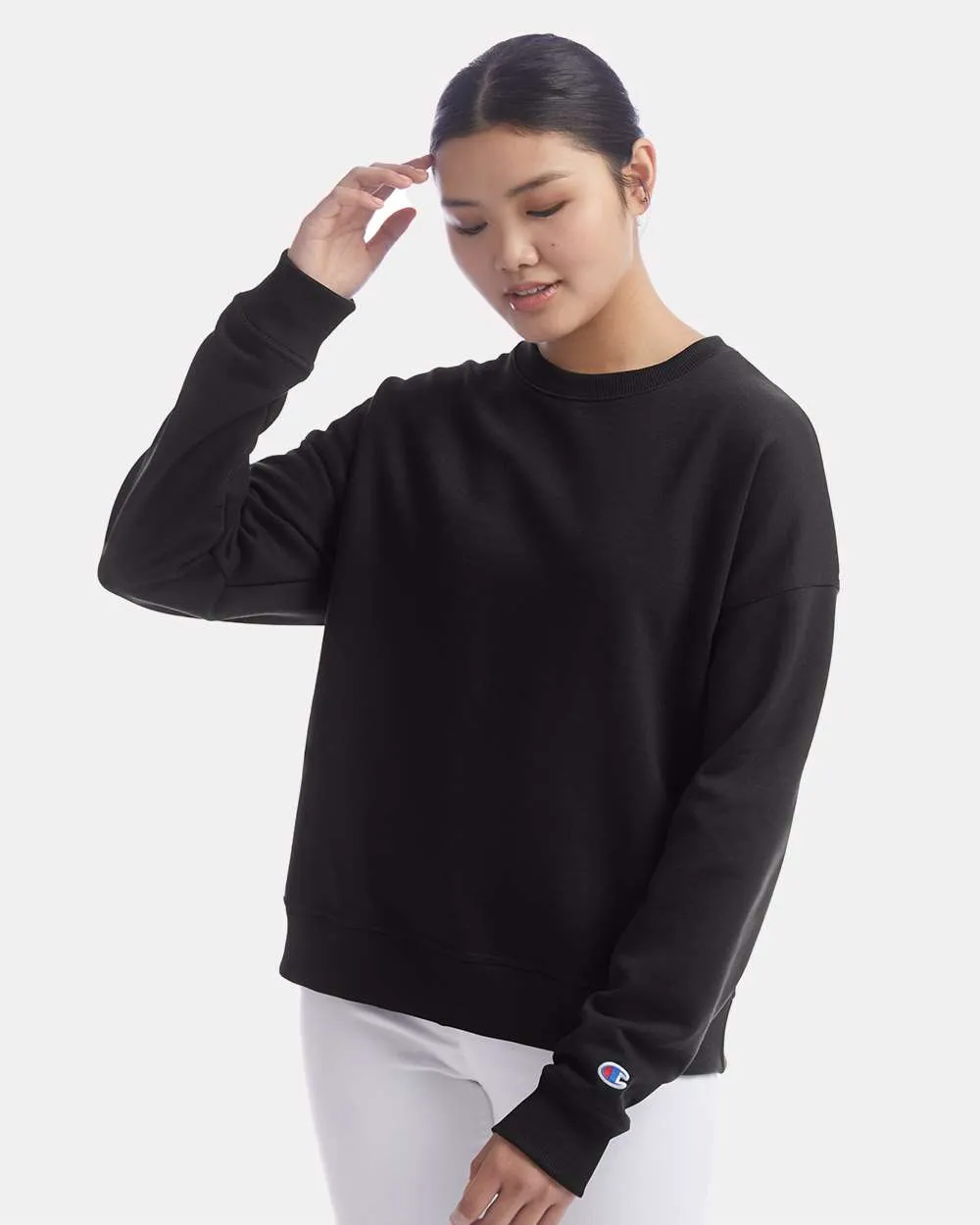 Champion - Women's Powerblend® Crewneck Sweatshirt - Fully Customized