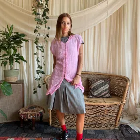 Cheesecloth Cotton Tunic Waistcoat