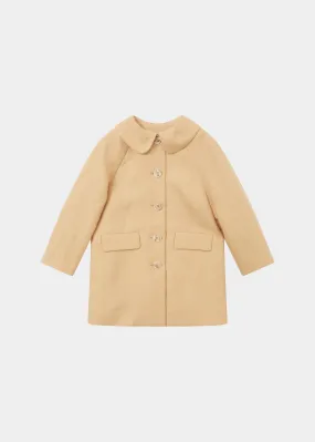 DELPHINIUM COAT - BEIGE LINEN