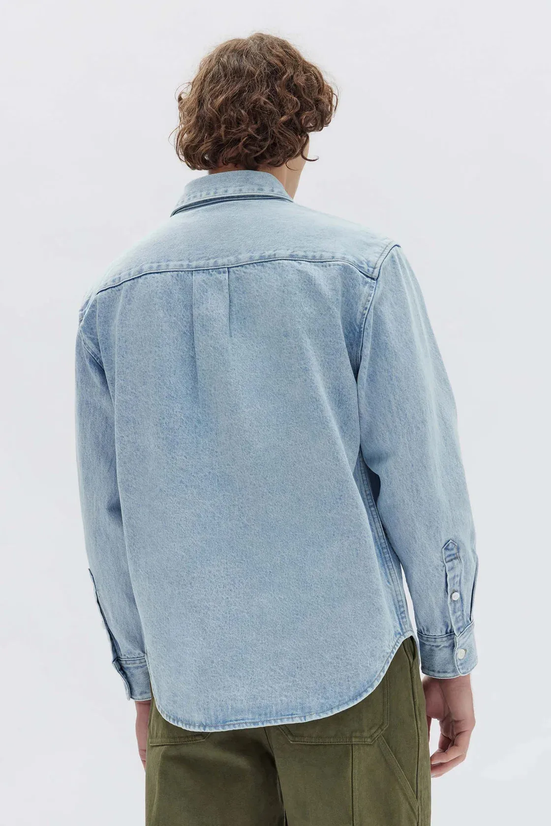 Denim Overshirt Light Stone