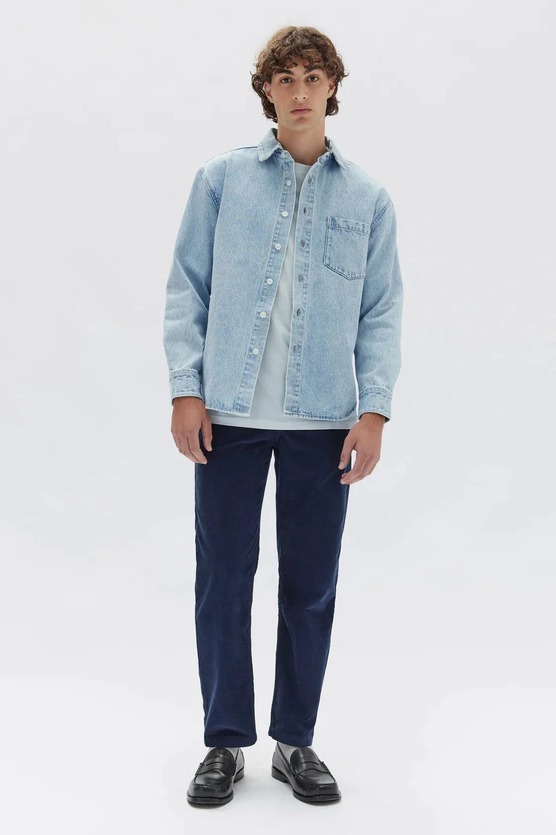 Denim Overshirt Light Stone