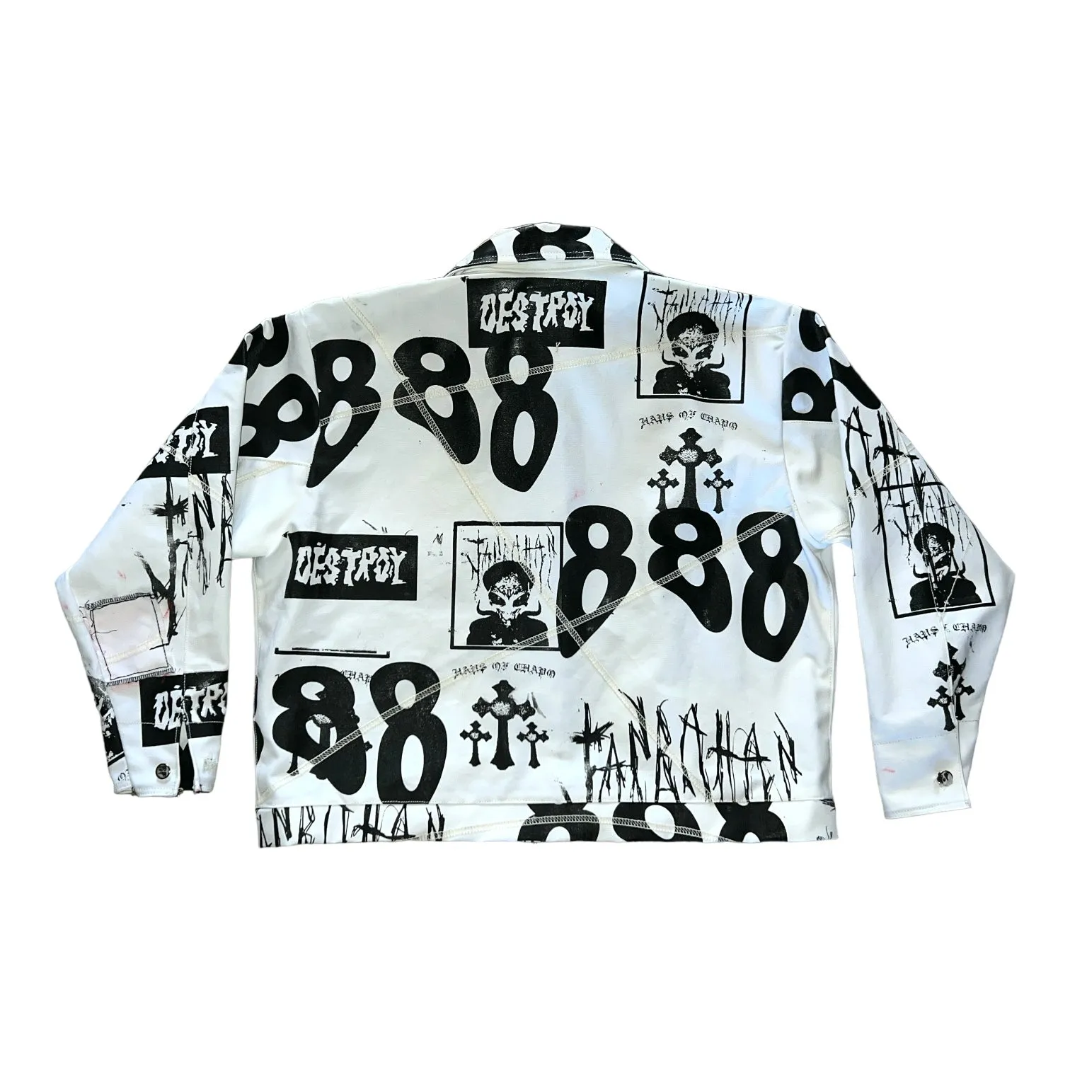 Destroy white canvas Jacket