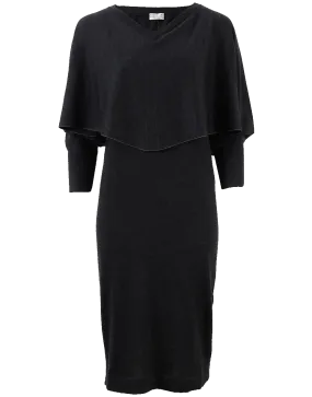 Double Layer Batwing Dress