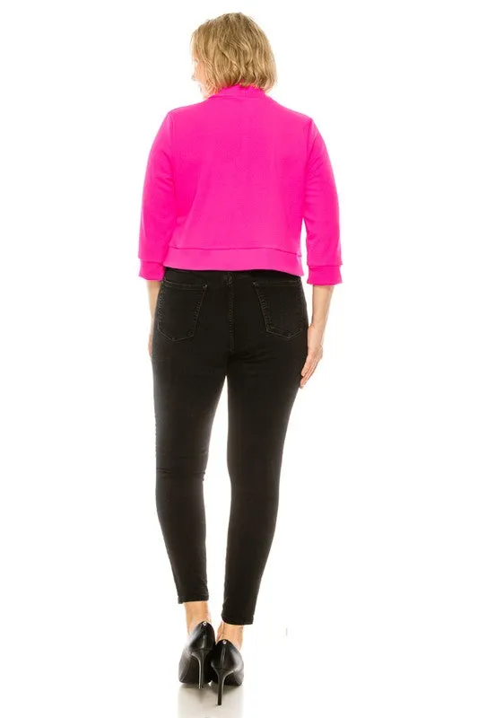 Easy To Love Blazer-Plus Size