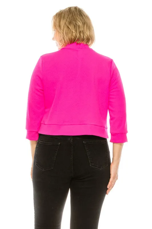 Easy To Love Blazer-Plus Size