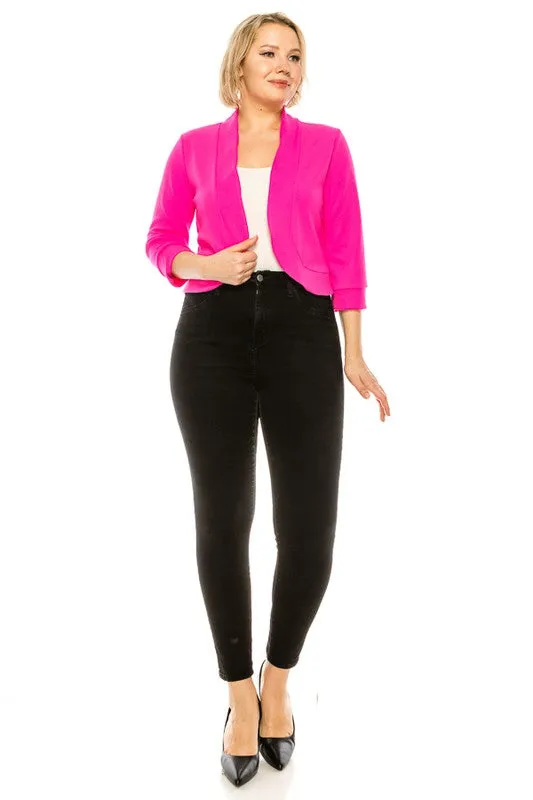 Easy To Love Blazer-Plus Size