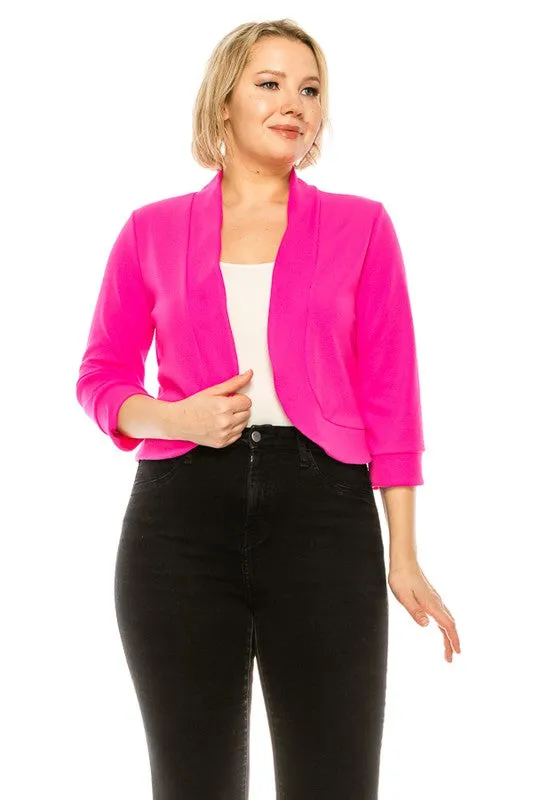 Easy To Love Blazer-Plus Size
