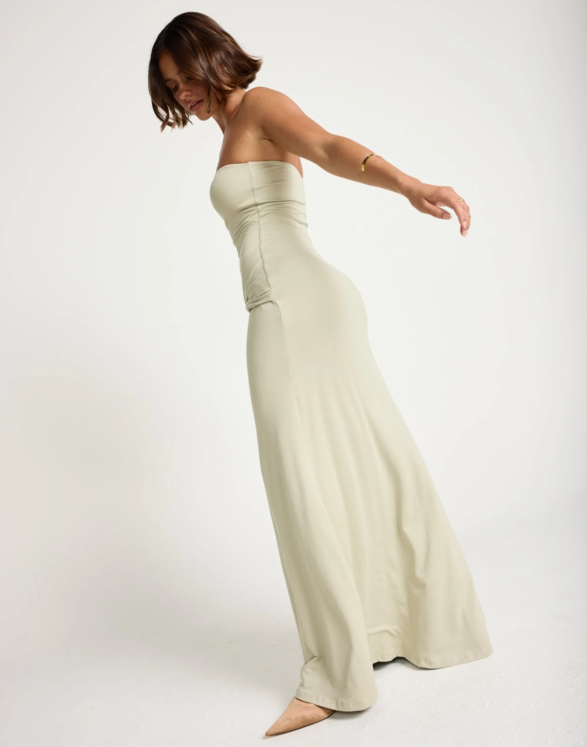 Edela Maxi Dress (Seagrass)
