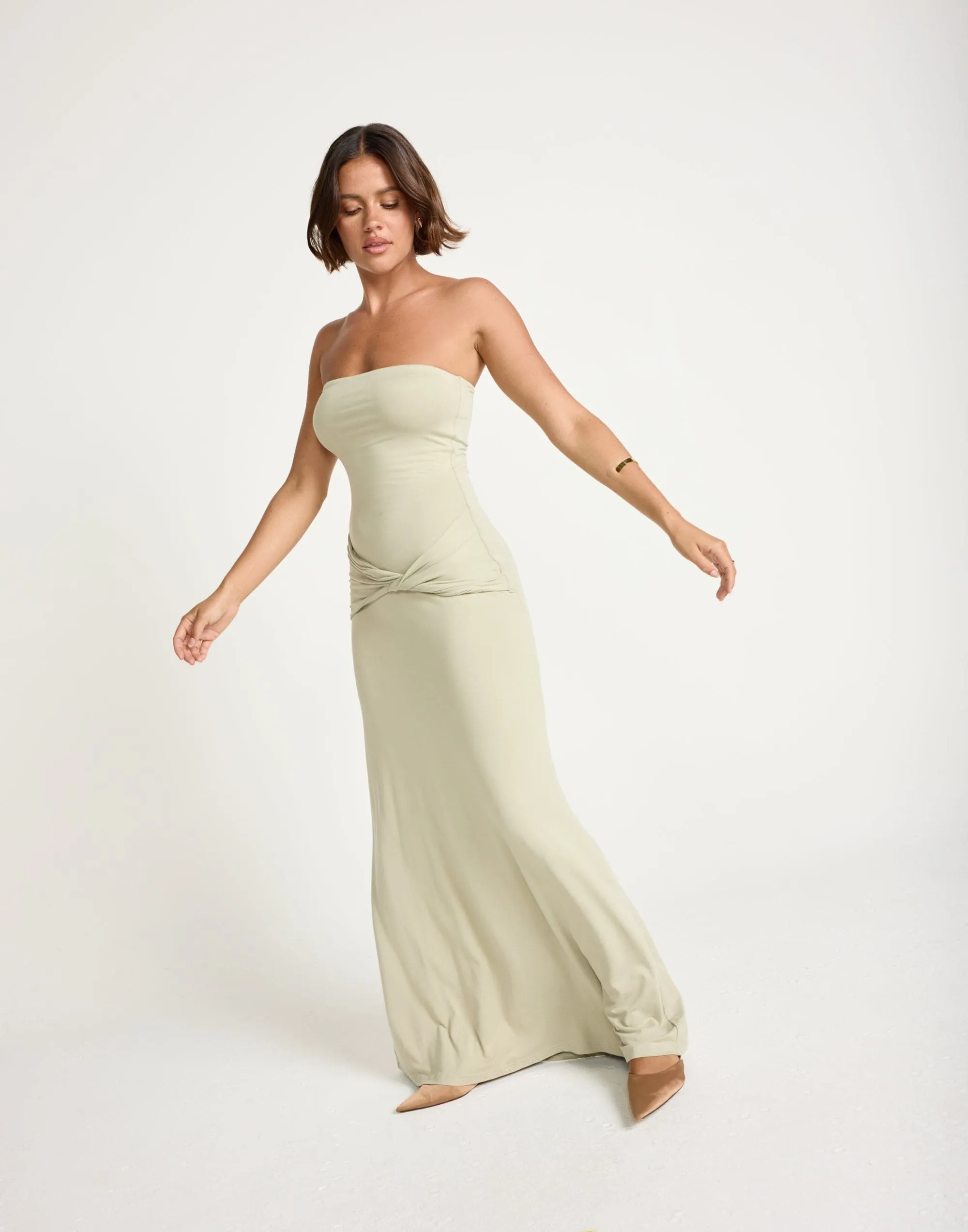 Edela Maxi Dress (Seagrass)
