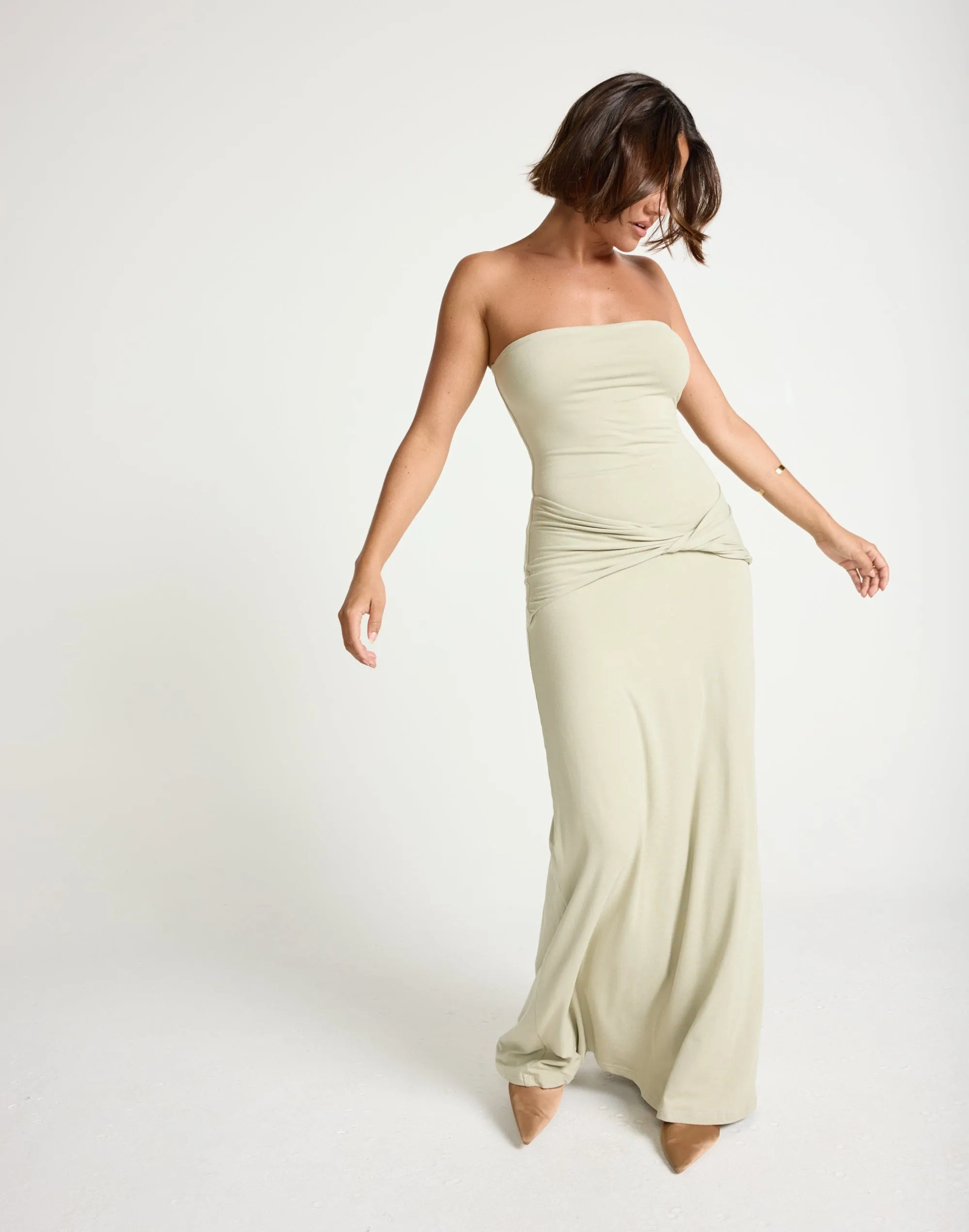 Edela Maxi Dress (Seagrass)