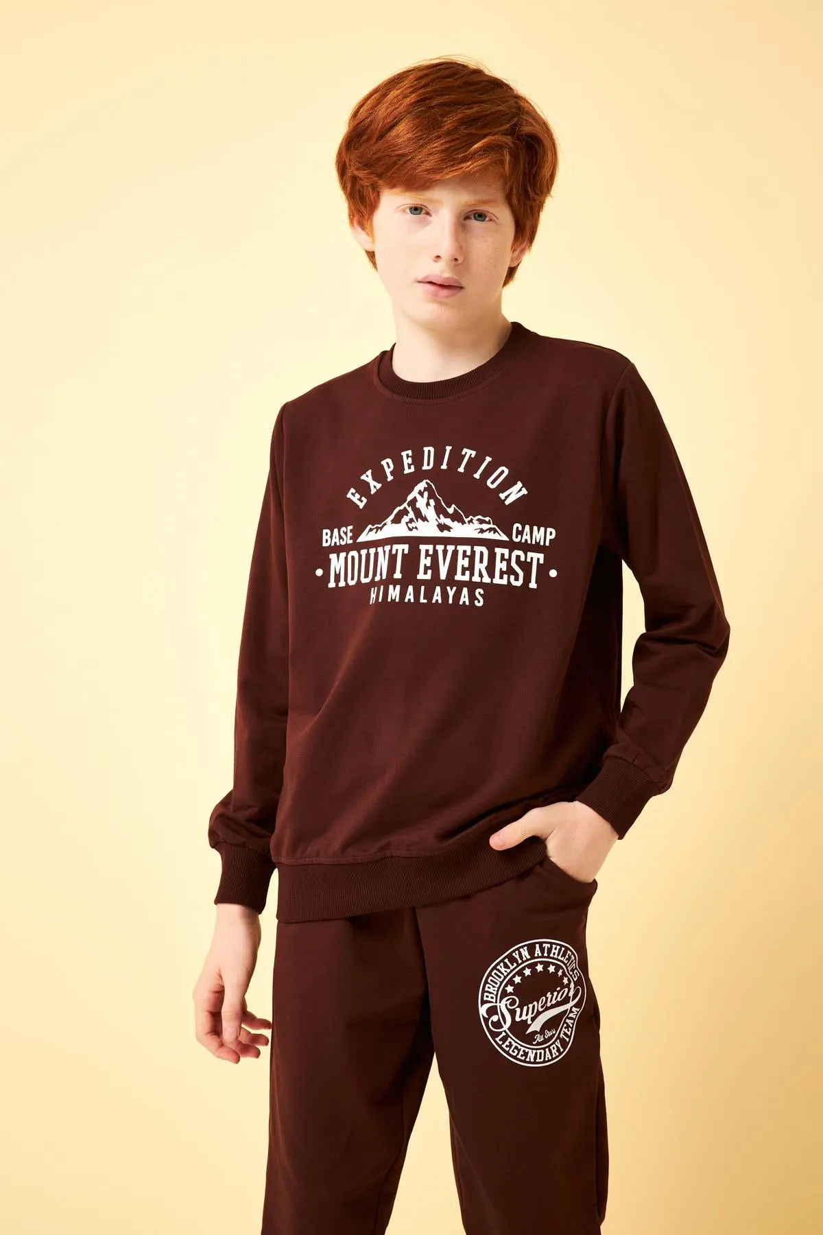 expedition baskili erkek çocuk sweatshirt