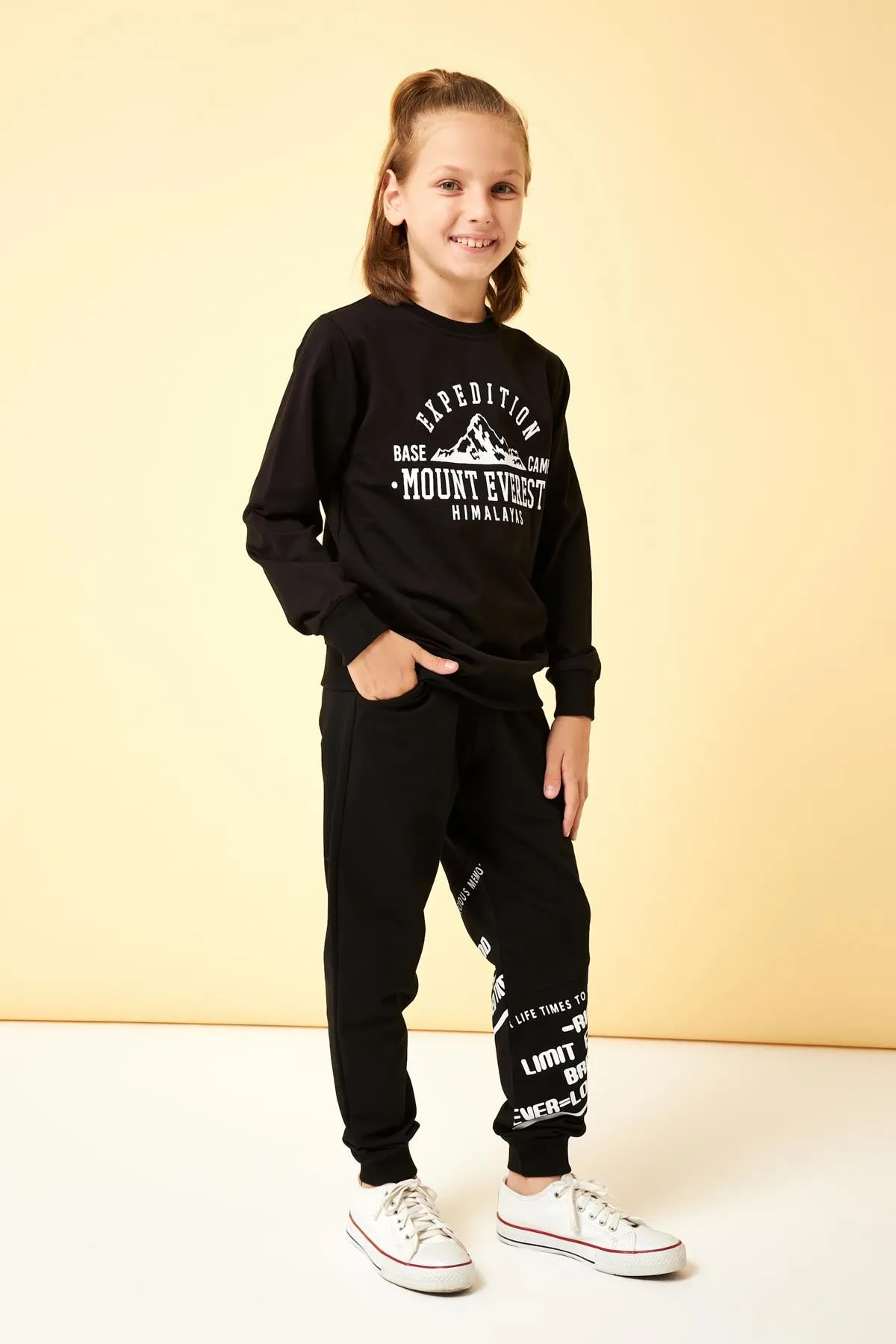 expedition baskili erkek çocuk sweatshirt