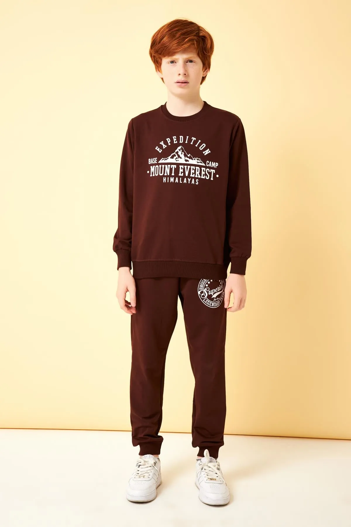 expedition baskili erkek çocuk sweatshirt