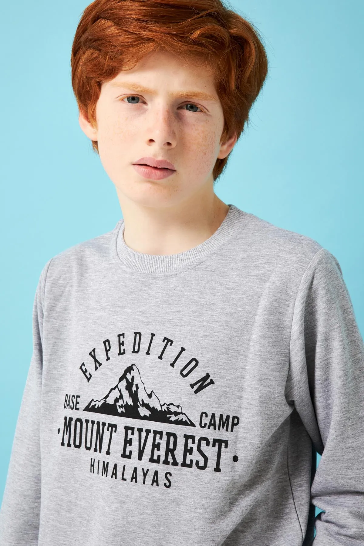 expedition baskili erkek çocuk sweatshirt