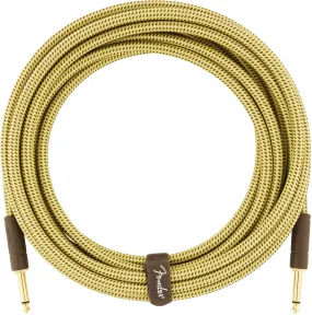 Fender Deluxe Series 10' Instrument Cable - Tweed