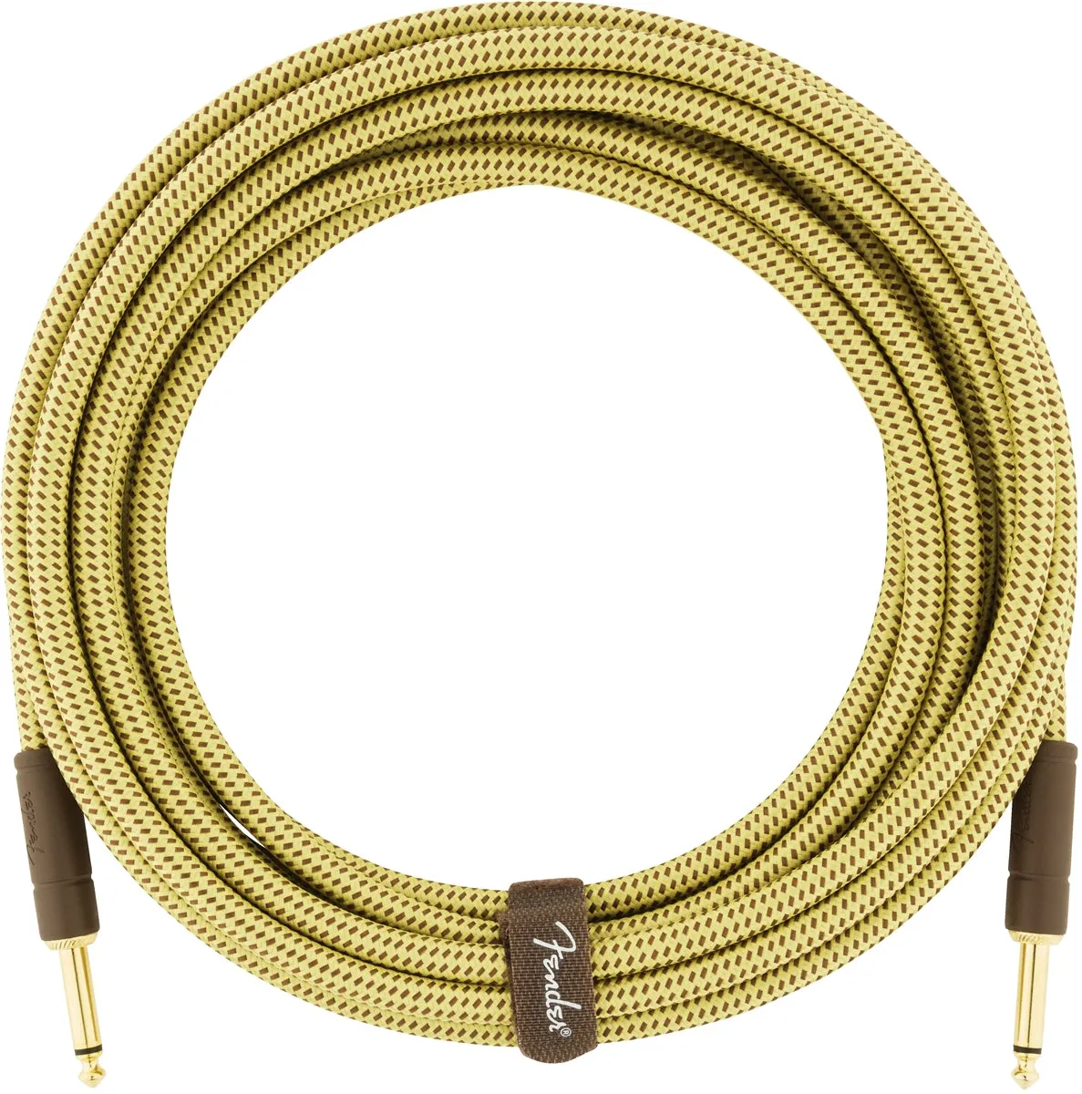 Fender Deluxe Series 10' Instrument Cable - Tweed