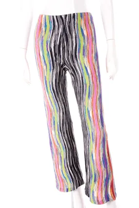 Flared Knit Pants