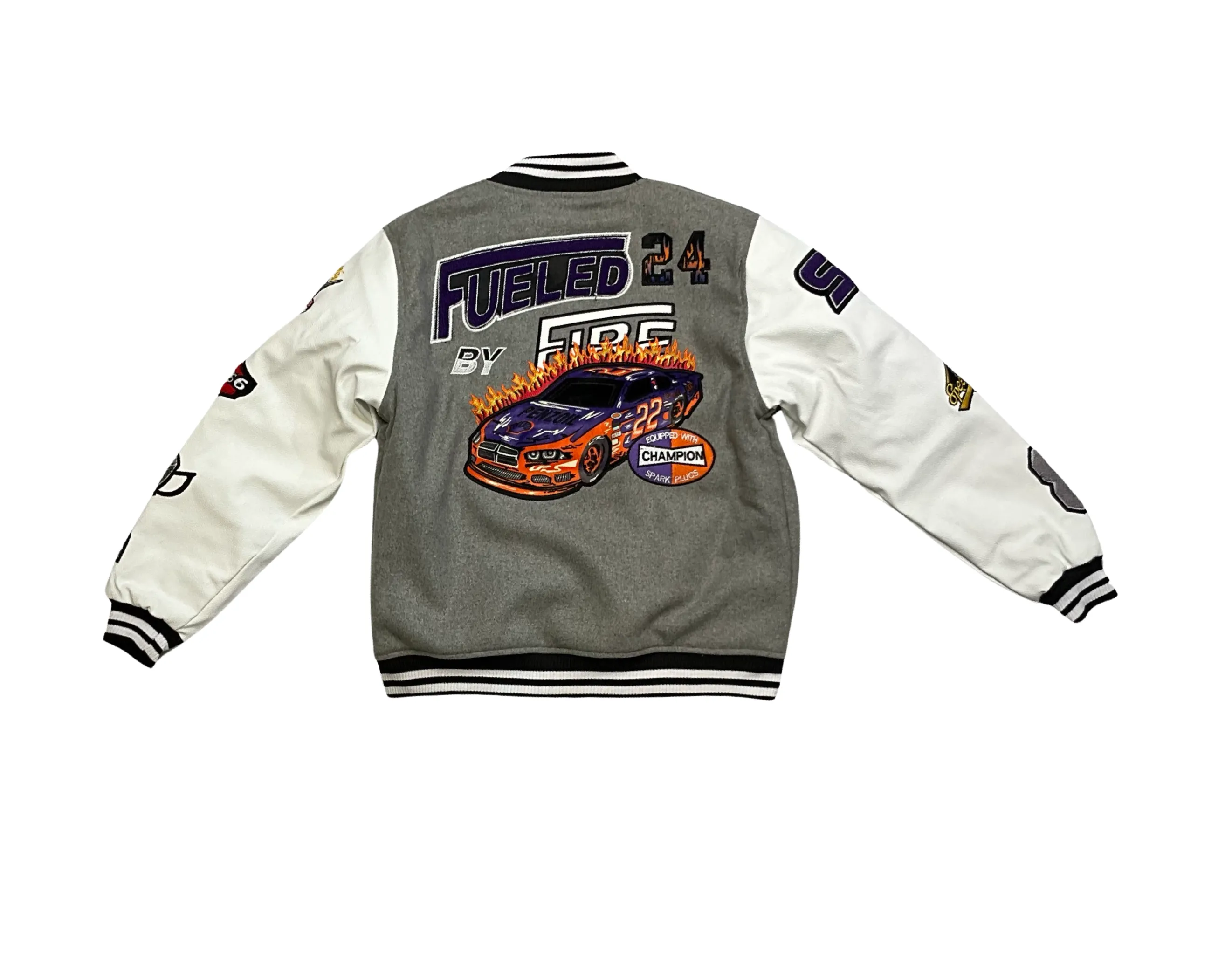 Focus Kids Speed Varsity Jacket - Grey