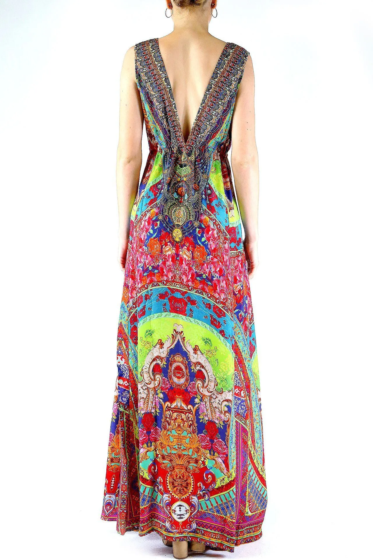 Green Envy Long Maxi Dress