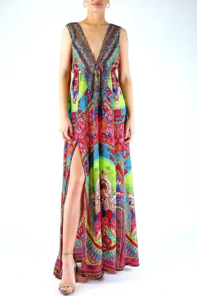 Green Envy Long Maxi Dress