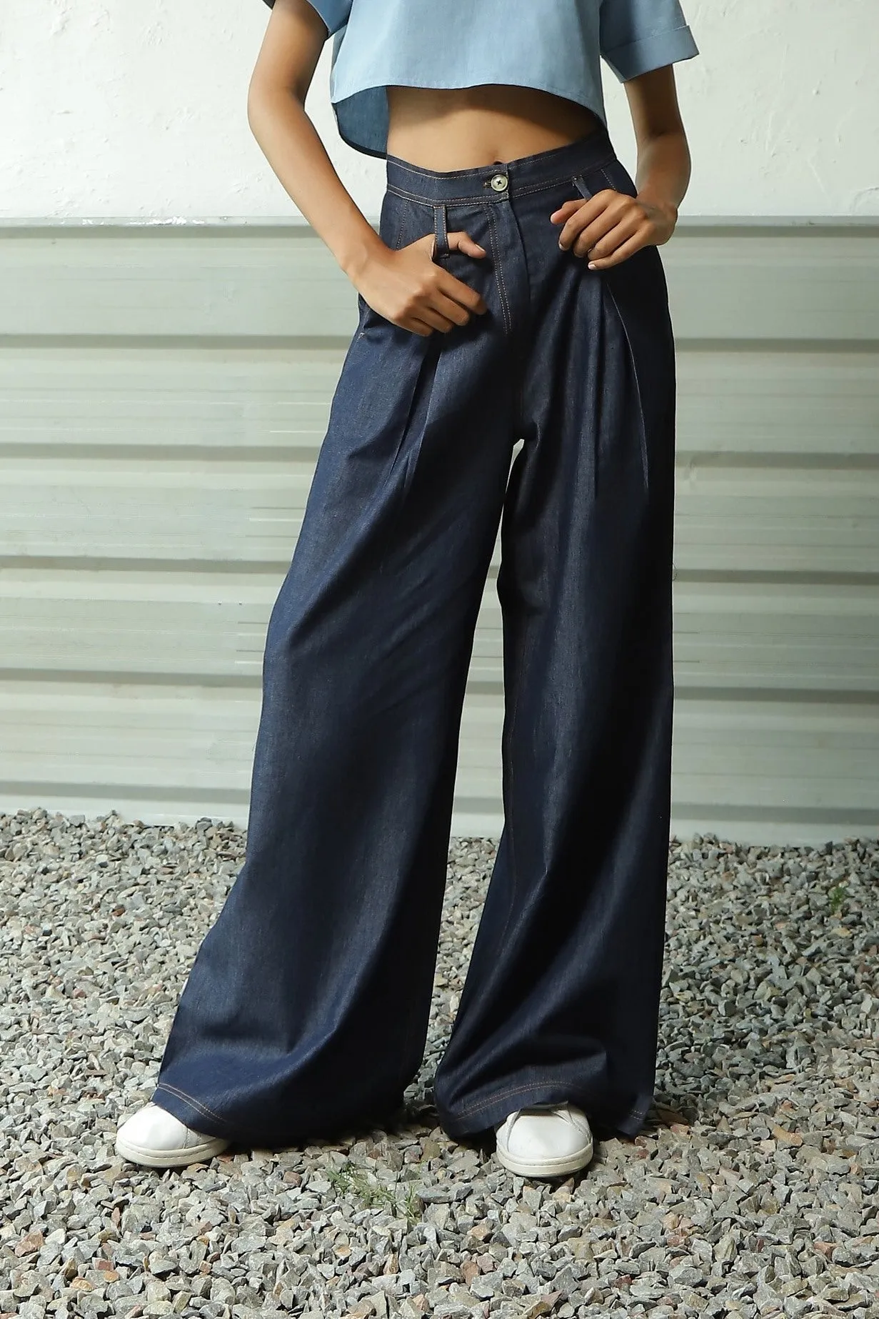 High-Waisted Ultra Flared Soft Denims