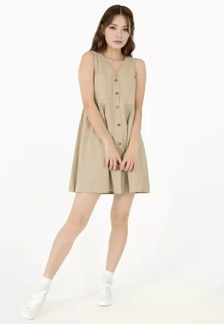 Highlight Trim Mini Dress