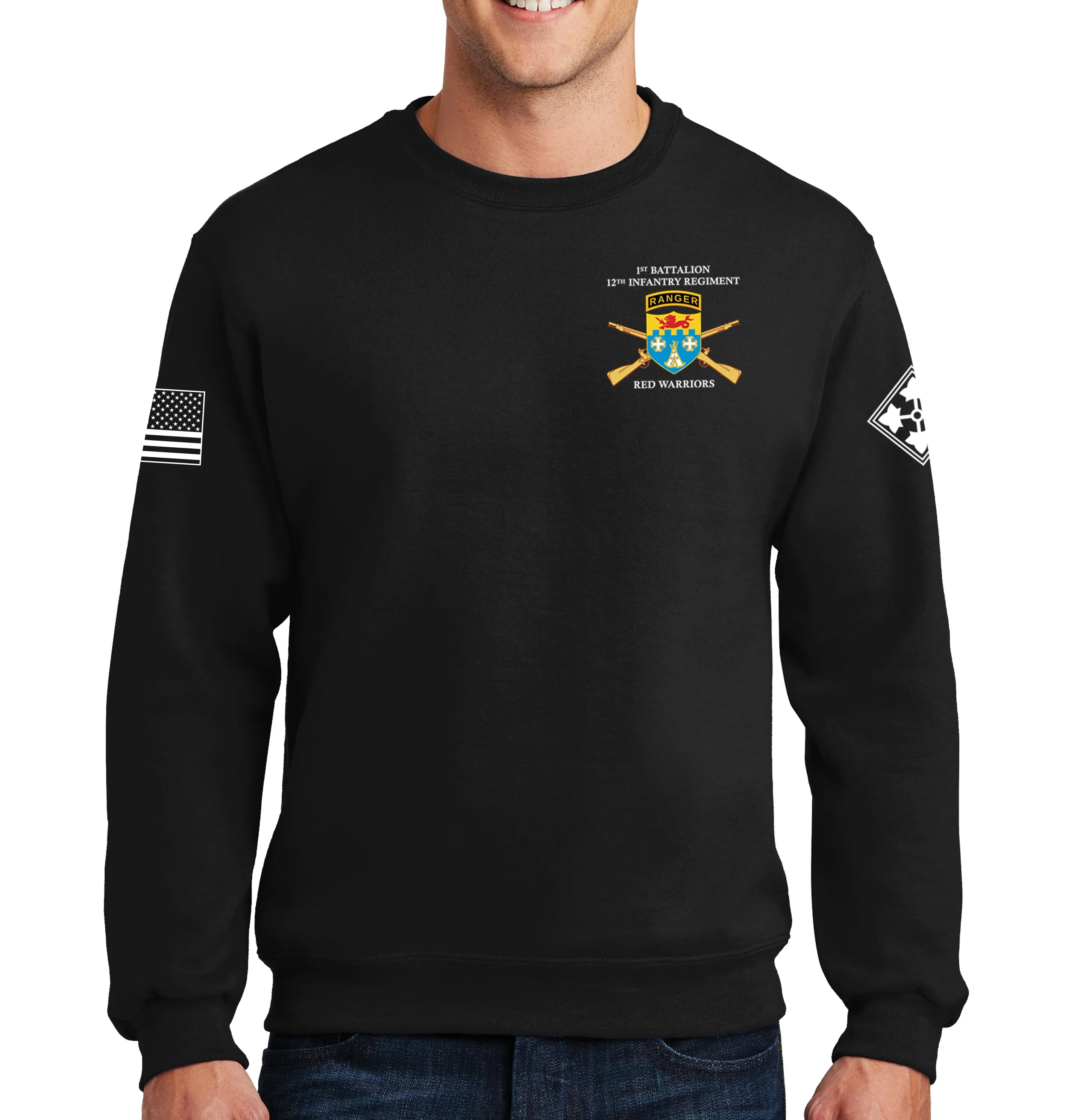 HQ 50-50 Blend Crewneck Unisex Sweatshirt. This shirt IS approved for PT.