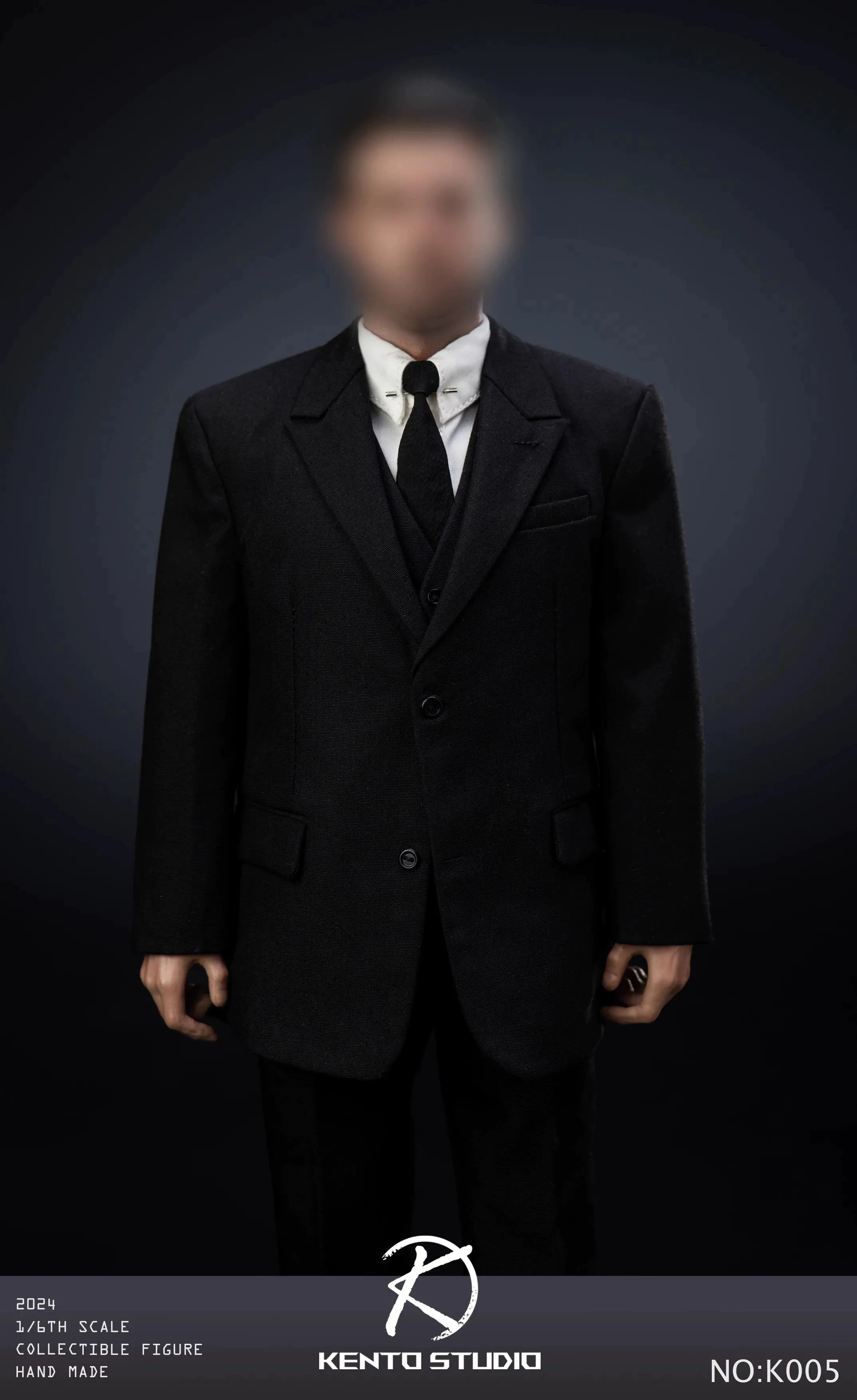 In-stock 1/6 Kento Studio K005 Grey Suit Custom Kit